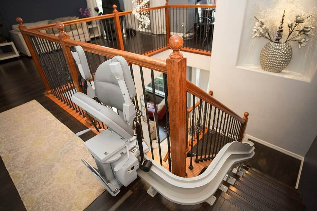 Custom Curved Stair Lift
