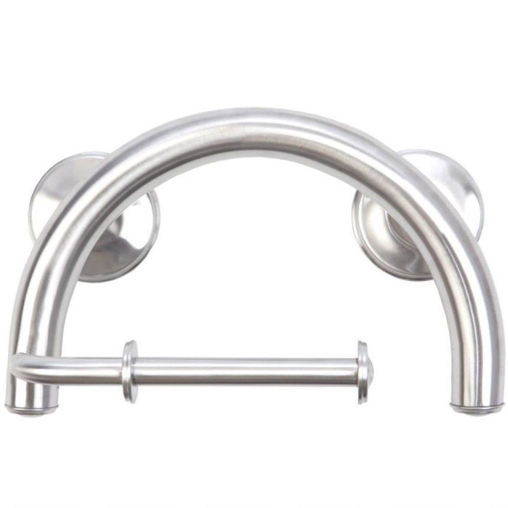 Home2stay 2-in-1 Grab Bar Toilet Paper Holder