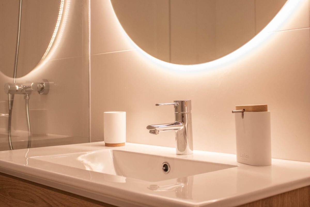 Add Bright Lights by the Sink